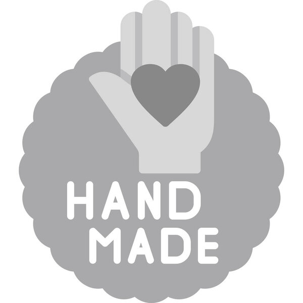 знак ручной работы, простая иллюстрация