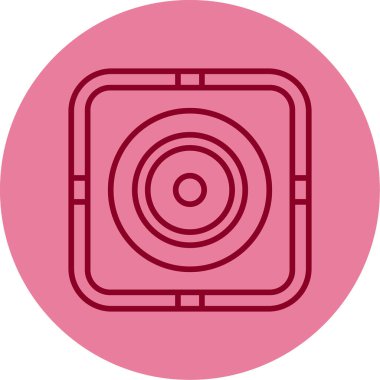 ses kayıt simgesi, vektör illüstrasyonu basit tasarım