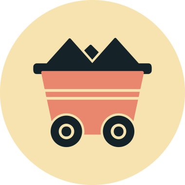 cart web simgesi basit illüstrasyon 