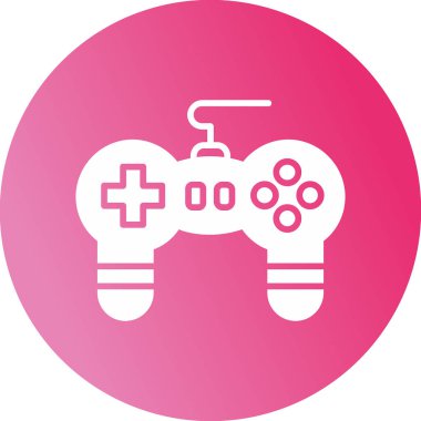 oyun denetleyici simgesi, vektör illüstrasyonu 