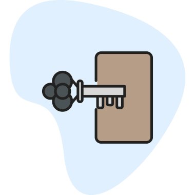 Günlük Kaydı Web simgesi, vektör illüstrasyonu