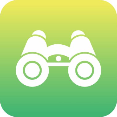 dürbün web simgesi, vektör çizim 