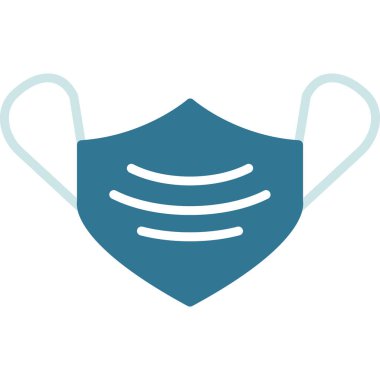 Bir maskenin vektör illüstrasyonu 