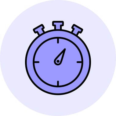 Kronometre simgesi çizimi