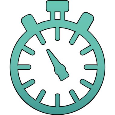 Kronometre simgesi çizimi