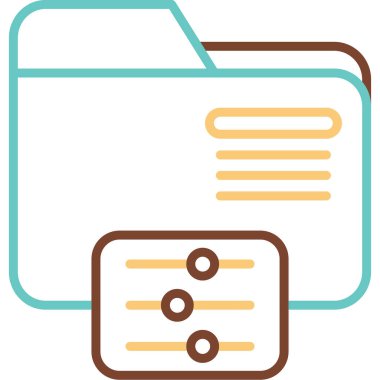 Dizin Denetim simgesi, vektör illüstrasyonu           