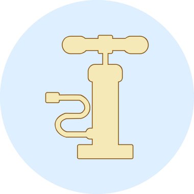 Air Pump modern simgesinin vektör illüstrasyonu                  