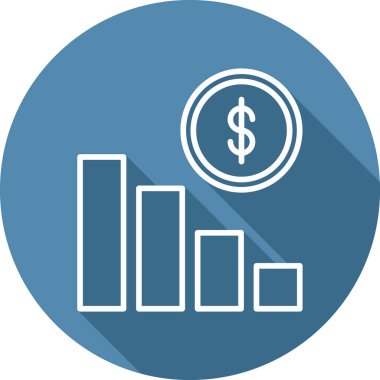 Yatırım simgesi vektör illüstrasyon tasarımı 