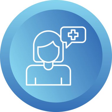 Pozitif Düşünme simgesi, vektör illüstrasyonu 