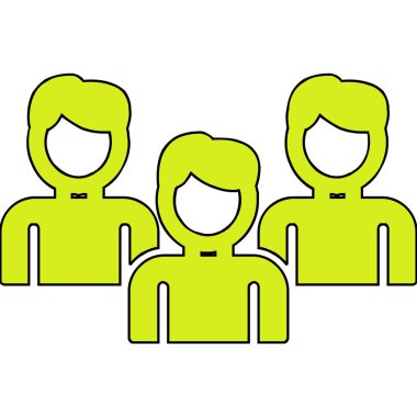 vector illustration of Group people icon 