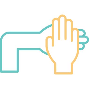 Kendini Sınırla Ağ simgesi basit illüstrasyon 