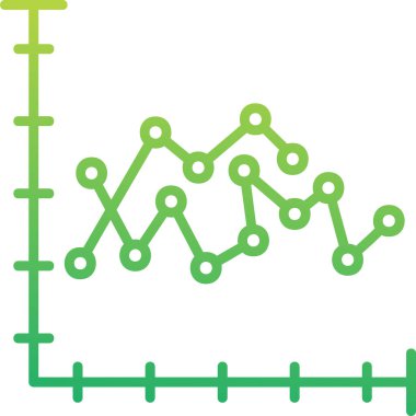 Analiz çizelgesi simgesi vektör illüstrasyonu 