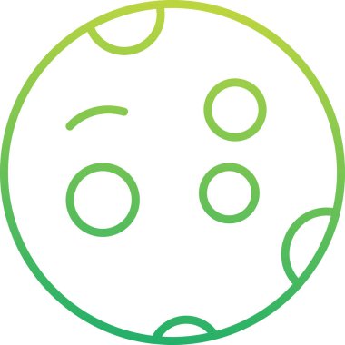 Merkür web simgesi vektör illüstrasyonu