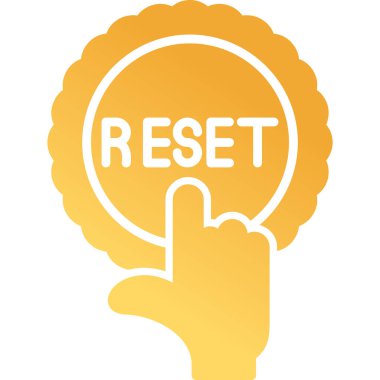 Web simgesi, vektör illüstrasyonunu sıfırla 