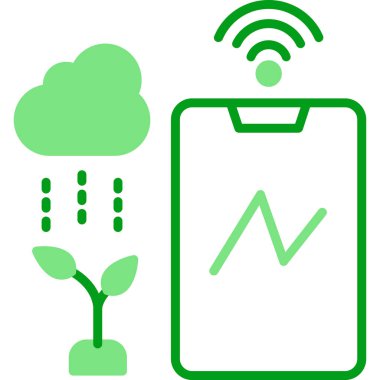 İklim web simgesi vektör illüstrasyonu