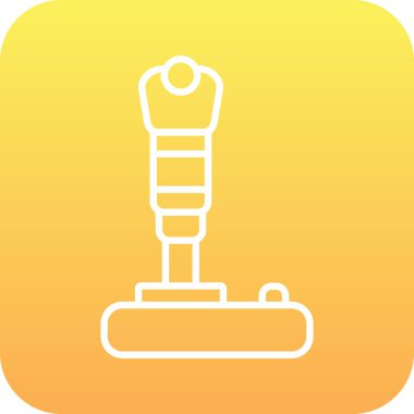 Modern joystick simgesinin vektör çizimi                             