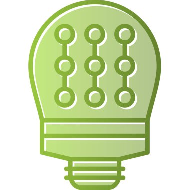 Led Light simge vektör çizimi      