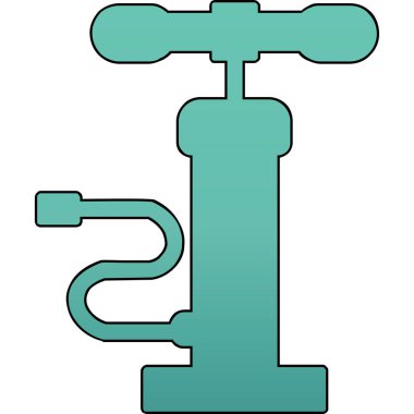 Air Pump modern simgesinin vektör illüstrasyonu                  