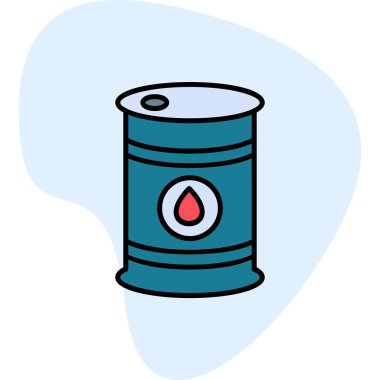 Petrol varil simge vektör çizim