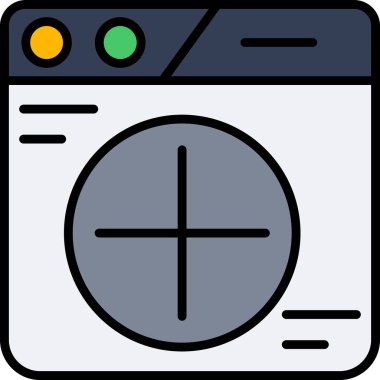 Sekme web simgesi vektör illüstrasyonu