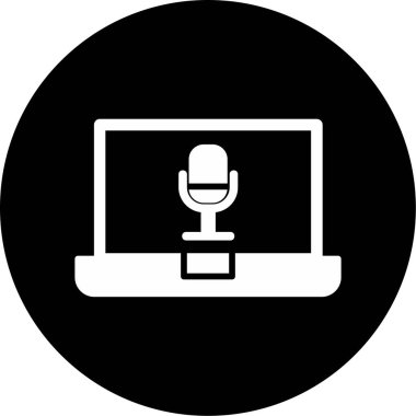 Dizüstü web simge vektör çizim 