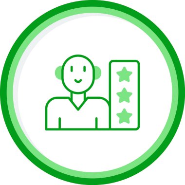 user icon, vector illustration simple design