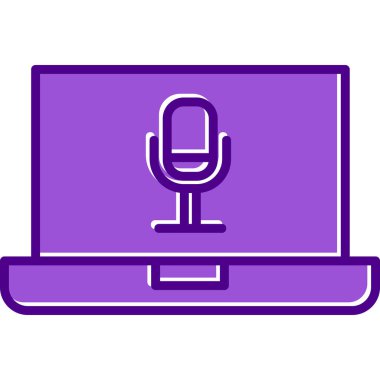 Dizüstü web simge vektör çizim 