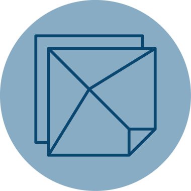 Kağıt. Web simgesi basit illüstrasyon