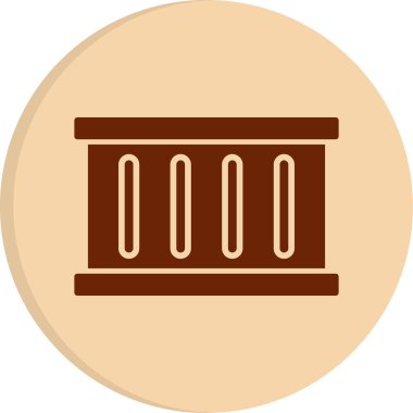 kabuk ağ simgesi vektör illüstrasyonu