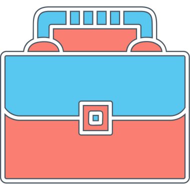 Evrak Çantası'nı web simge vektör çizim