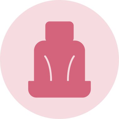 Araba koltuğu. Web simgesi basit illüstrasyon.