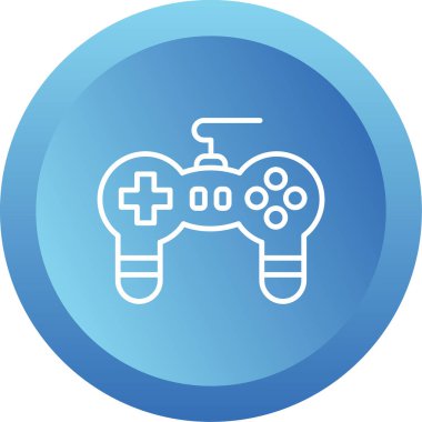 oyun denetleyici simgesi, vektör illüstrasyonu 