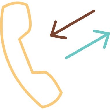 Web 'iniz için telefon simgesi çizimi 