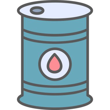 Petrol varil simge vektör çizim
