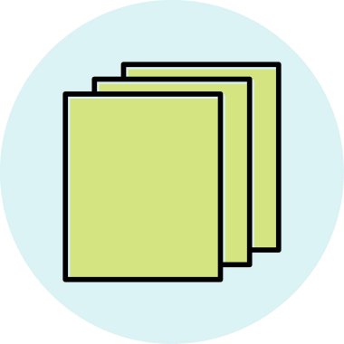 Katmanlar. Web simgesi basit illüstrasyon            