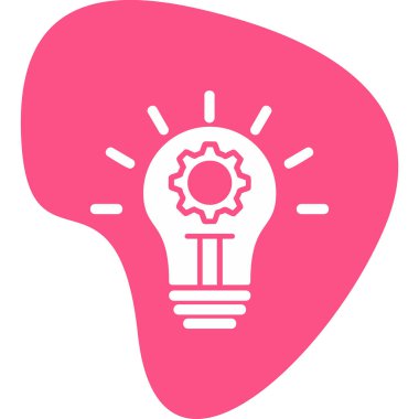 İnovasyon web simgesi basit illüstrasyon 