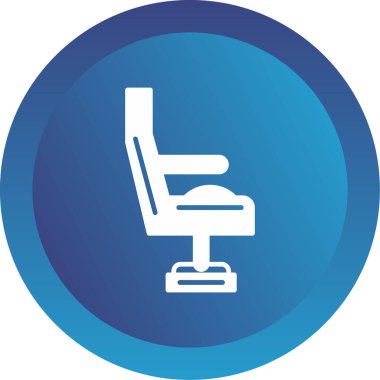 modada izole edilmiş arka planda koltuk simgesi 