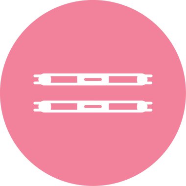 Ampul simgesinin vektör illüstrasyonu 