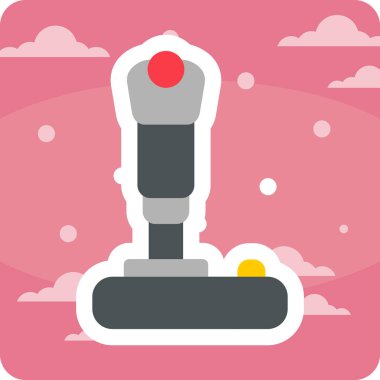 Modern joystick simgesinin vektör çizimi                             
