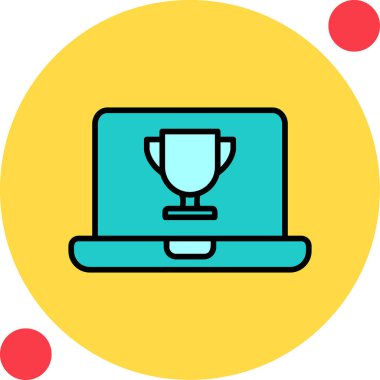 Dizüstü web simge vektör çizim 