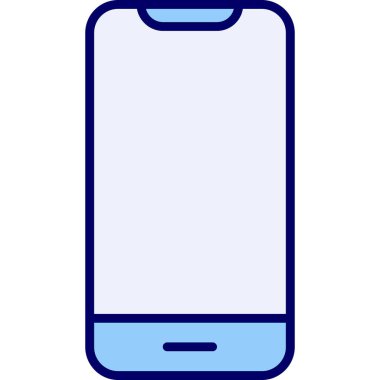 Akıllı telefon. Web simgesi basit illüstrasyon 