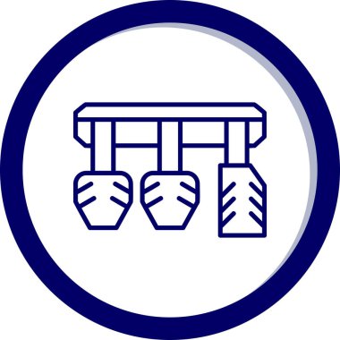 Araba Pedalları simgesinin vektör illüstrasyonu        