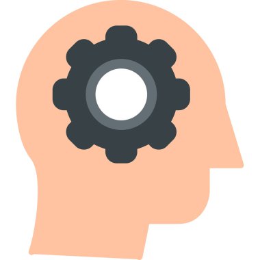 Eleştirel Düşünme Ağı simgesi, vektör illüstrasyonu