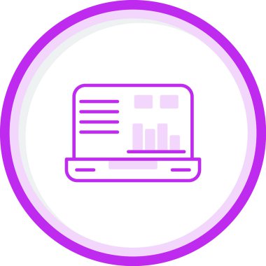 Dizüstü web simge vektör çizim 