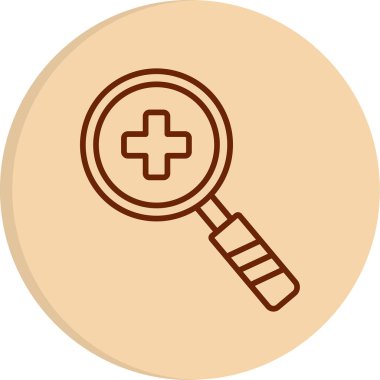 Büyüteç ve artı sembolle ikona yakınlaştır, vektör illüstrasyonuName