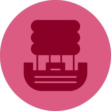 Ampul simgesinin vektör illüstrasyonu 