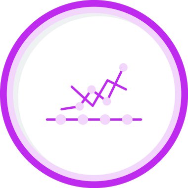 Analytics icon, vector illustration simple design