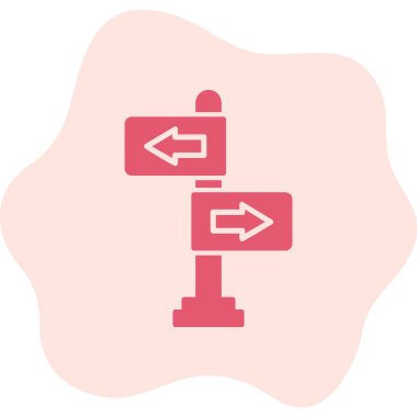 yönler web simgesi basit tasarım 