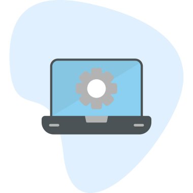 Yazılım web simgesi vektör illüstrasyonu