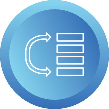 Veri simgesi, vektör illüstrasyonuna öncelik ver 
